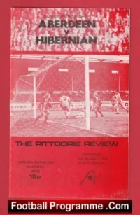 Aberdeen v Dundee United 1979 – Alex Ferguson Manager