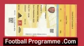 Arsenal v Manchester United 2013 – Match Ticket