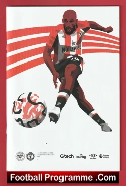 Brentford v Manchester United 2024 - Man Utd - football programme