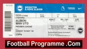 Brighton v Manchester United 2024 – Football Match Ticket