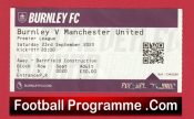 Burnley v Manchester United 2023 – Football Match Ticket