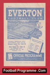 Liverpool v Essex 1948 – Youth Cup Final at Goodison Park Everton