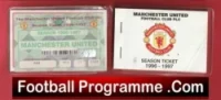 Manchester United Man Utd Season Ticket Book LMTB 1996 1997