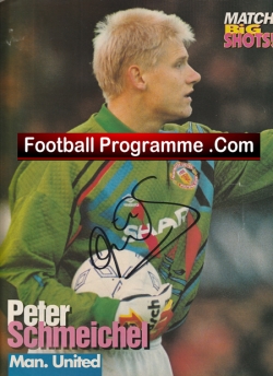 Manchester United Peter Schmeichel Signed Autographed Picture - football memorabilia
