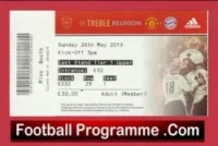 Manchester United Treble Season Reunion Ticket 2019