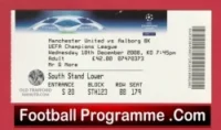 Manchester United v Aalborg 2008 – Football Ticket