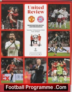 Manchester United v Bayern Munich 2023 - Man Utd - football programme