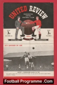 Manchester United v Charlton Athletic 1949 – 1940s Man United 40s