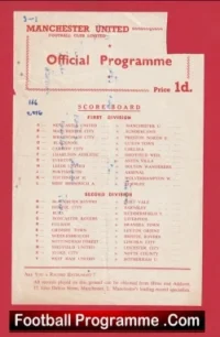 Manchester United v Newcastle United 1956 – Reserves Match + Bobby Charlton