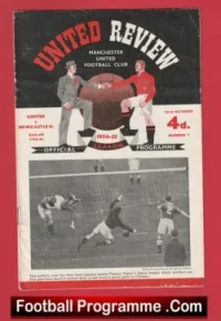 Manchester United v Newcastle United 1954 – 1950s Man Utd