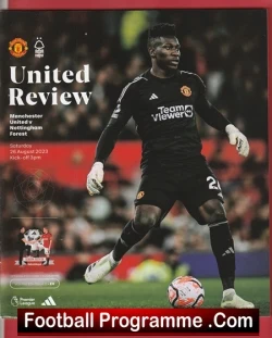 Manchester United v Nottingham Forest 2023 - Man Utd - football programme