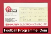 Manchester United v Tottenham 1979 – Football Match Ticket