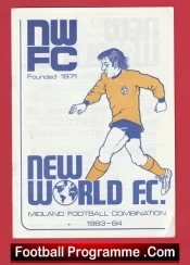 New World v Mile Oak 1983 – Football Programme