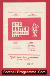 Rye United v Arundel 1968 – Sussex League