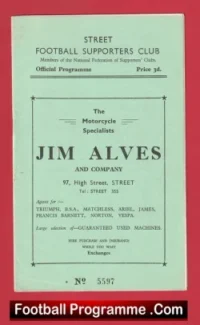 Street v Paulton Rovers 1960s