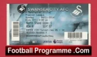 Swansea City v Manchester United 2016 – Match Ticket