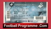 Swansea City v Manchester United 2016 – Match Ticket