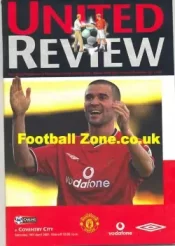 Manchester United v Coventry City 2001 – Title Decider