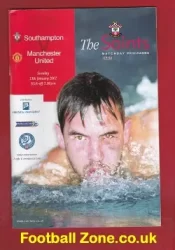 Southampton v Manchester United 2002 + Team Sheet