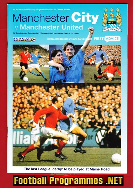 Manchester City v Manchester United 2002 - Last Derby Match - Image 2