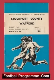 Stockport County v Watford 1975 – George Best