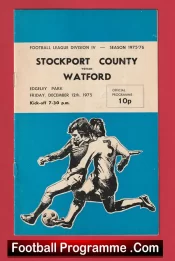 Stockport County v Watford 1975 – George Best