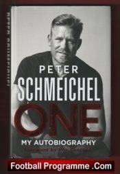 Manchester United Peter Schmeichel Signed Book Autobiography Man Utd
