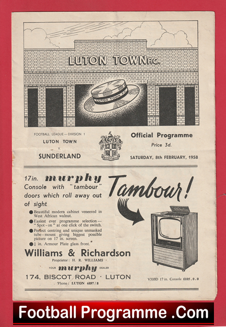 Luton Town v Sunderland 1958 - Munich Air Disaster Tribute - Image 2