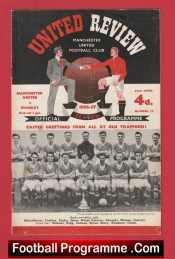 Manchester United v Burnley 1957 – Munich Season 57/58 + Token