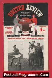 Manchester United v Sheffield Wednesday 1957 – Munich Season 57/58