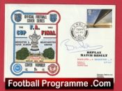 Manchester United Bryan Robson Autographed Signed FDC First Day Cover 1983