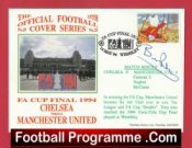 Manchester United Bryan Robson Autographed Signed FDC First Day Cover 1994