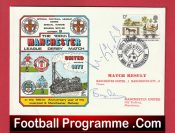 Manchester United Bryan Robson + Mickey Thomas Autographed Signed FDC 100th