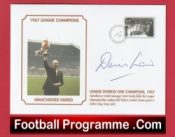 Manchester United Denis Law Autographed Signed FDC 1967 Champions