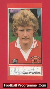 Manchester United Ashley Grimes Man Utd Signed Football Autograph