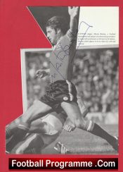 Manchester United Martin Buchan Autographed Signed Picture Man Utd