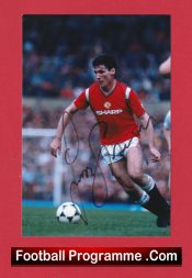 Manchester United Frank Stapleton Autograph Signed Photograph Man Utd