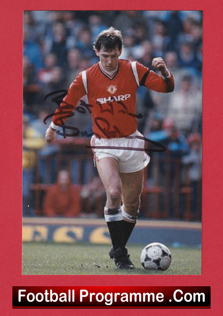 Manchester United Bryan Robson Autograph Signed Photograph Man Utd - Image 2