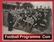 Manchester United Multi Signed Autographed Photo Man Utd 1940s