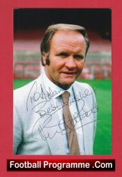 Manchester United Ron Atkinson Autographed Signed Picture Man Utd Manager