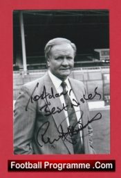 Manchester United Ron Atkinson Autographed Signed Picture Man United Manager