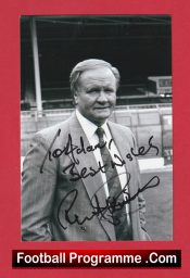 Manchester United Ron Atkinson Autographed Signed Picture Man United Manager