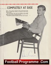 Manchester United Denis Law Autograph Signed Football Magazine Picture