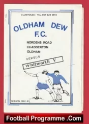 Oldham Dew v Whitworth 1982 – Nordens Road Chadderton