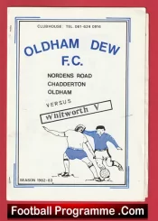 Oldham Dew v Whitworth 1982 – Nordens Road Chadderton