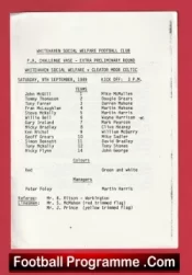 Whitehaven Social Welfare v Cleator Moor Celtic 1989 – FA Vase