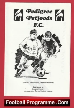  Milton v Pilkington Rec 1981 - FA Vase Football Programme .COM Football Programmes Memorabilia