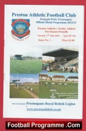 Preston Athletic v Forfar Athletic 2012 – Plus extras