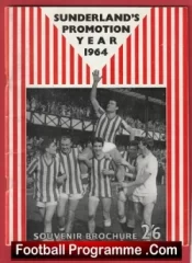 Sunderland Football Club 1964 – Promotion Year Souvenir Brochure