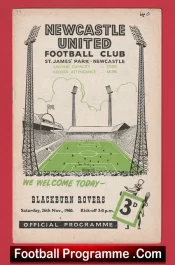 Newcastle United v Blackburn Rovers 1960